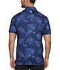 Flag and Anthem Hays Leaf Print MadeFlex Performance Short Sleeve Jersey Polo, Color:Navy Combo - Image 2