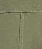 Flag and Anthem Holley Knit Cropped Utility Jacket, Color:Olive - Image 4
