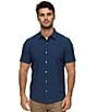 Flag and Anthem Howes MadeFlex UPF Performance Flag Print Short Sleeve Shirt, Color:Navy Combo - Image 3