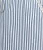 Flag and Anthem Jolene Stripe Lace Hem Drawstring Shorts - Image 4