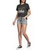 Flag and Anthem Kellie High Rise Cut-Off Denim Shorts - Image 3
