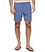Color:Blue/Grey - Image 1 - Lockhart Performance 7#double; Inseam Volley Shorts