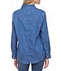 Flag and Anthem Magnolia Vintage-Inspired Chambray Western Shirt - Image 2