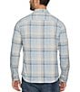 Flag and Anthem Morse MadeFlex Hero Performance Long Sleeve Plaid Stretch Flannel Shirt, Color:Light Blue/Cream - Image 2