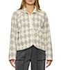 Flag and Anthem Nina Patterned Long Sleeve Faux Sherpa Jacket - Image 3