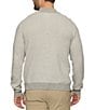 Flag and Anthem Northport Quarter Zip Long Sleeve Woven Pattern Wool Blend Sweater, Color:Light Grey Combo - Image 2