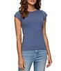 Flag and Anthem Peyton Cap Sleeve T-Shirt - Image 5