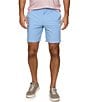 Flag and Anthem Flag & Anthem Pivot MadeFlex Performance Golf 8#double; Shorts, Color:Light Blue - Image 1