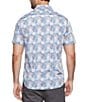 Color:Blue Multi - Image 2 - Puckett Hibiscus Printed Short Sleeve Vintage Washed Shirt