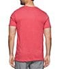 Color:Red Heather - Image 2 - Short Sleeve Americana Core Flag T-Shirt