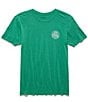 Color:Green Heather - Image 2 - Short Sleeve F&A Clover T-Shirt