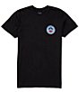 Color:Black - Image 2 - Short Sleeve Icon-Logo T-Shirt