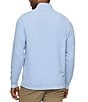 Flag and Anthem Summit Long Sleeve Micro Waffle Knit Quarter Zip, Color:Light Blue Heather - Image 2