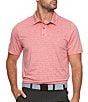 Color:Red Combo - Image 1 - Wilmington MadeFlex Performance Short Sleeve Striped Polo Shirt