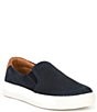 Color:Navy - Image 1 - Boys' Cameron Leather Slip-On Sneakers (Toddler)