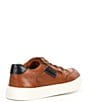 Color:Tan - Image 2 - Boys' Cameron Leather Zip Oxford Sneakers (Infant)