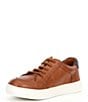 Color:Tan - Image 4 - Boys' Cameron Leather Zip Oxford Sneakers (Infant)