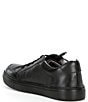 Color:BLACK - Image 3 - Boys' Cameron Leather Zip Oxford Sneakers (Toddler)