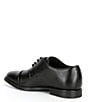 Color:Black - Image 3 - Boys' Mathew Cap Toe Leather Oxford Dress Shoes (Toddler)