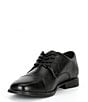 Color:Black - Image 4 - Boys' Mathew Cap Toe Leather Oxford Dress Shoes (Toddler)