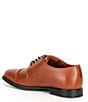 Color:Tan - Image 3 - Boys' Mathew Cap Toe Leather Oxford Dress Shoes (Youth)