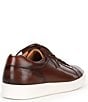 Color:Mahogany - Image 2 - Men's Cameron Leather Sneakers