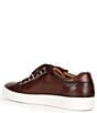 Color:Mahogany - Image 3 - Men's Cameron Leather Sneakers