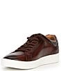 Color:Mahogany - Image 4 - Men's Cameron Leather Sneakers