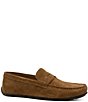 Flag LTD. Men's Mario Suede Driver Penny Loafers - Image 1