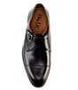 Color:Black - Image 5 - Men's Randall Cap Toe Monk Strap Dress Shoes