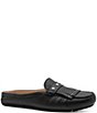 Flag LTD. Women's Morgan Leather Mule Fringe Loafers - Image 1