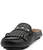 Flag LTD. Women's Morgan Leather Mule Fringe Loafers - Image 4