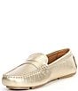 Color:Champagne - Image 4 - Women's Morgan Leather Penny Loafer Moccasins