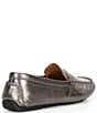 Color:Pewter - Image 2 - Women's Morgan Leather Penny Loafer Moccasins