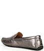 Color:Pewter - Image 3 - Women's Morgan Leather Penny Loafer Moccasins