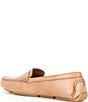 Color:Almond - Image 3 - Women's Morgan Leather Penny Loafer Moccasins