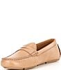 Color:Almond - Image 4 - Women's Morgan Leather Penny Loafer Moccasins