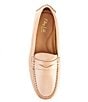 Color:Almond - Image 5 - Women's Morgan Leather Penny Loafer Moccasins