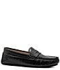 Flag LTD. Women's Morgan Croco Leather Penny Loafers - Image 1