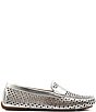 Flag LTD. Women's Morgan Leather Perforated Penny Loafers - Image 2