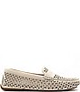 Flag LTD. Women's Morgan Leather Perforated Penny Loafers - Image 2