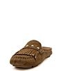 Flag LTD. Women's Morgan Suede Mule Fringe Loafers - Image 4