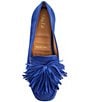 Color:Royal Blue - Image 5 - Nicole Suede Fringe Loafers