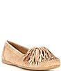 Color:Champagne - Image 1 - Nicole Suede Fringe Loafers