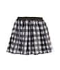 Color:Black - Image 1 - Little Girls 2T-6X Gingham Tutu Skirt