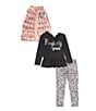 Color:Black - Image 1 - Little Girls 2T-6X Purfectly You 3-Piece Set