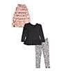 Color:Black - Image 2 - Little Girls 2T-6X Purfectly You 3-Piece Set