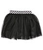 Color:Black - Image 2 - Little Girls 2T-6X Smiley Tutu Skirt
