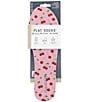 Flat Socks Cherry Print Cushioned Liners, Color:Cherry Darling - Image 1