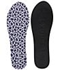 Flat Socks Printed Cushioned Liners 3 Pack, Color:Black/Snow Leopard/Leopard - Image 3